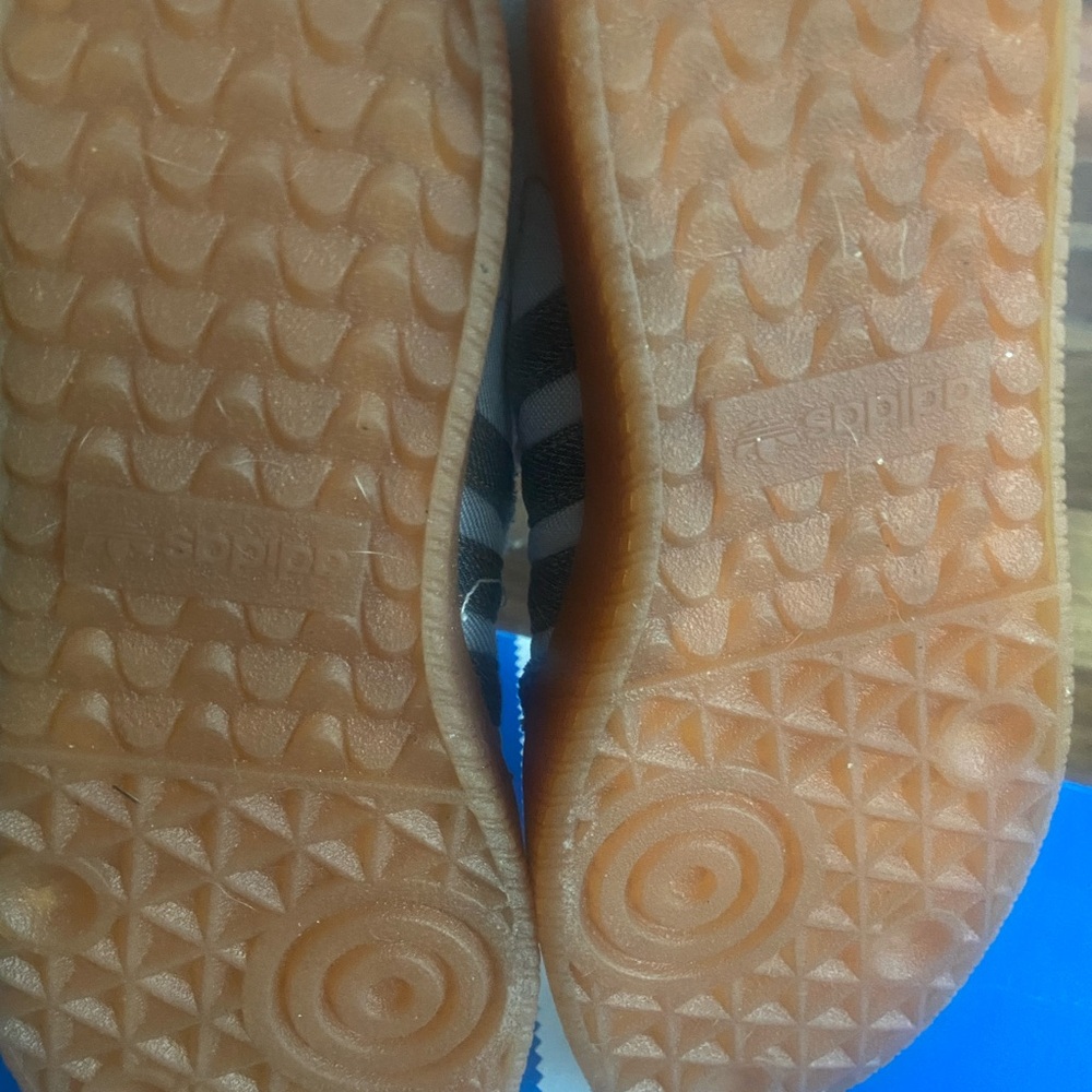 adidas Samba Platform Sneakers - Light Blue & Denim with Gum Sole - Picture 9 of 11